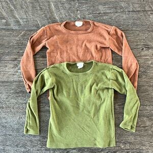 Mama owl Siskin wool tops 3-4, fits like 3T